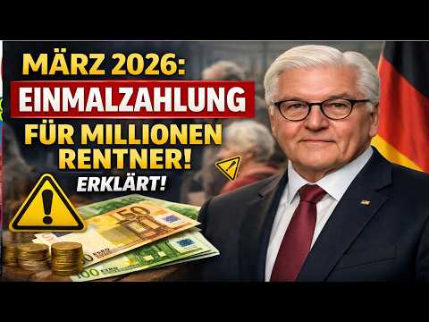 ⚠️ März 2026: Einmalzahlung für Millionen Rentner erklärt!