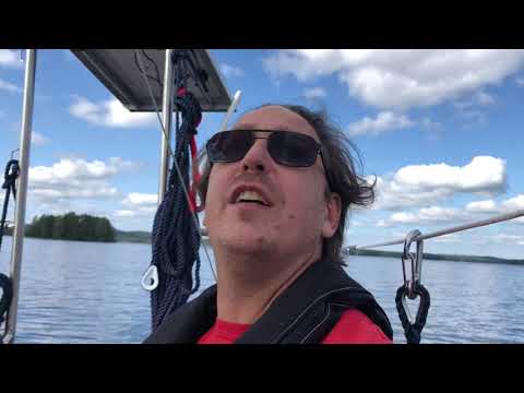 Just sailing Äänekoski to Suolahti. S.2 Ep 13 Sailing Finnish lake