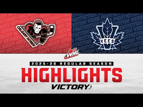 Calgary Hitmen at Penticton Vees 01/17 | WHL Highlights 2025-26