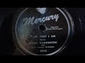 Blues Jukebox: Dinah Washington - Fool That I Am