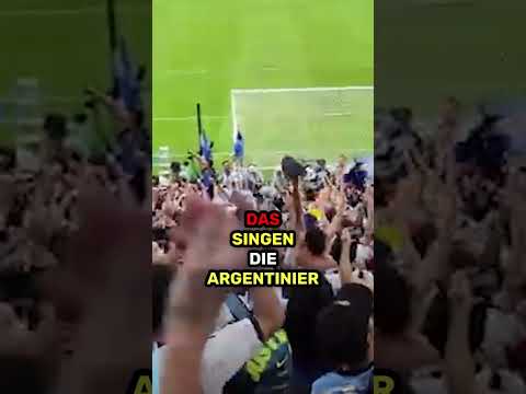 Singen sich die Argentinier heute zum WM-Titel? 🎤 🏆 ⚽️ Und WAS singen die da überhaupt genau?