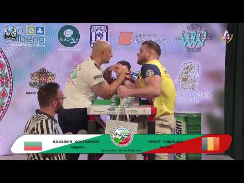 Krasimir Kostadinov vs Ionut Tomoiaga | Up to 100 kg | XLVI WORLD ARMWRESTLING CHAMPIONSHIP | 2025