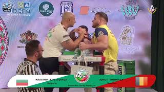 Krasimir Kostadinov vs Ionut Tomoiaga | Up to 100 kg | XLVI WORLD ARMWRESTLING CHAMPIONSHIP | 2025