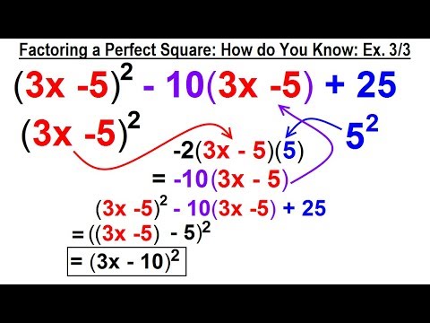 Algebra Ch 6 Factoring 1 of 55 What is a Factor