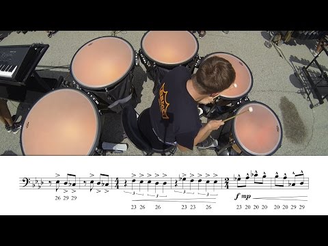 2016 Cadets Timpani - LEARN THE MUSIC to 