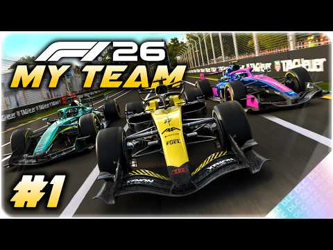 F1 26 MY TEAM CAREER Part 1: A New Audi Powered Journey Begins!