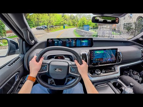 2025 Ford Expedition Platinum Max - POV First Drive (Binaural Audio)
