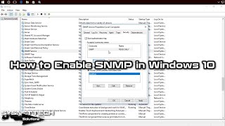 How to Enable SNMP in Windows 10 | SYSNETTECHSolutions