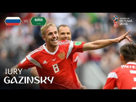 Iury GAZINSKY Goal - Russia v Saudi Arabia - MATCH 1