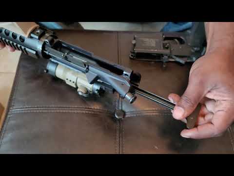 How to remove, and replace the bolt carrier group & charging handle on an AR15