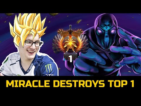 MIRACLE WENT INTO GODLIKE MODE - DESTROYS TOP 1 MMR AND ANTI MAGE
