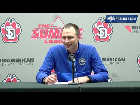 Men's Basketball Postgame Press Conference at South Dakota (01.14.2023)