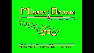 REVIEW OF MISER'S DREAM BY (DRAGON 32, MICROVISION, 1986)