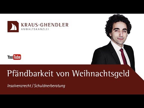 Ist Weihnachtsgeld pfändbar?