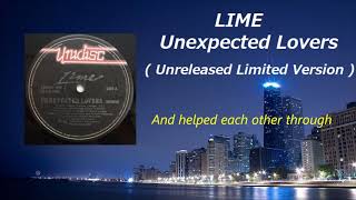 LIME - Unexpected Lovers ( Unreleased Limited Version )  Lyrics