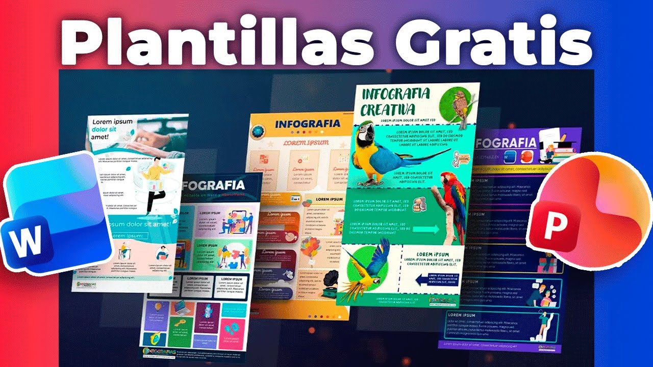 Plantillas de Infografías Creativas Descárgalas Gratis en Word y PowerPoint