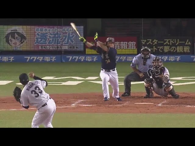 【7回表】さすがの勝負強さ!! バファローズ・吉田正のタイムリーで勝ち越し!! 2017/8/30 M-Bs