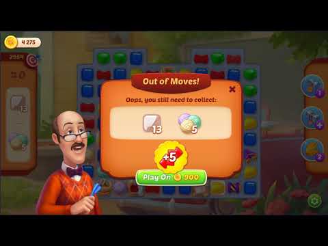 USE 2100 COIN - HomeScapes Level 2954 - 2955 | Gameplay Walkthrough