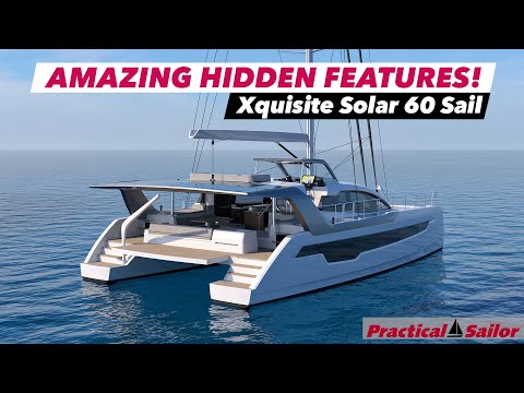 Inside the Xquisite 60 Solar Sail | Full Tour of the X60 Solar-Powered Catamaran