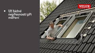 Sestavy střešních oken VELUX s nastavitelným středovým žlábkem