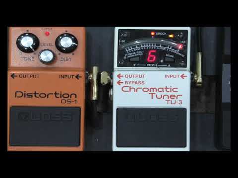 Drop D Flat / Drop C sharp tuning with a Boss TU-3
