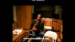 Saxophonist STACY DILLARD wailin' on "GREEN DOLPHIN STREET"