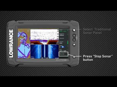 Lowrance Elite Ti Switching Sonar Modes