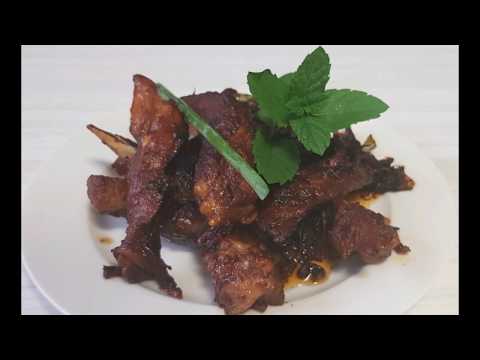 Pork Ribs(Deep fried pork ribs); Another way of cooking pork ribs With Bhutanese Touch with Salad