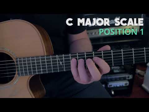 C Major Scale Position 1