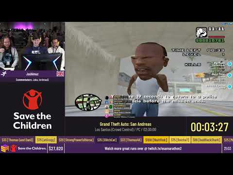 Grand Theft Auto: San Andreas [Los Santos (Crowd Control)] by Joshimuz - #ESAWinter20