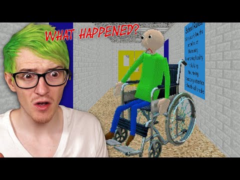 Now Baldi is in a Wheelchair? 😭 | Baldis basics