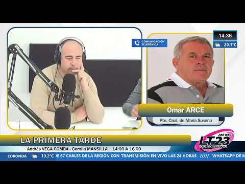 Omar Arce destacó las obras en María Susana y presentó la Fiesta Provincial del Fernet