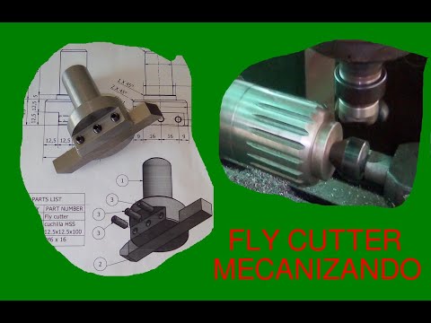 Fly cutter to manufacture splined shafts