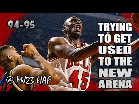 Michael Jordan Highlights vs Pacers (1995.04.11) - 25pts, Getting Used to the New Arena!