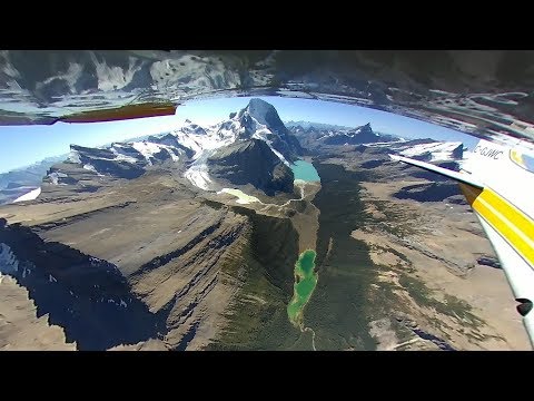 Mount Robson and Berg Lake Cessna 210 - 360 degree camera
