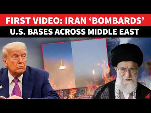 US Bases 'BOMBED'; First Video Of Explosions | Iran's Ballistic Missile Rain ‘UNNERVES’ Trump Team