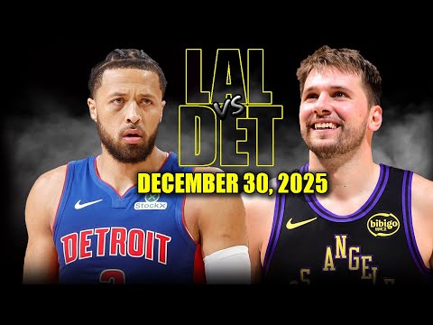 Los Angeles Lakers vs Detroit Pistons Full Game Highlights – December 30, 2025 | NBA Season