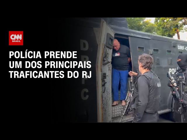 Polícia prende Celsinho da Vila Vintém, um dos principais traficantes do RJ | LIVE CNN