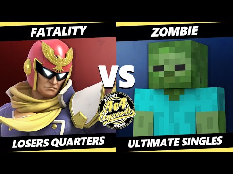 4o4 Smash Night 56 Losers Quarters - Fatality (Captain Falcon) Vs. Zombie (Steve) SSBU Ultimate