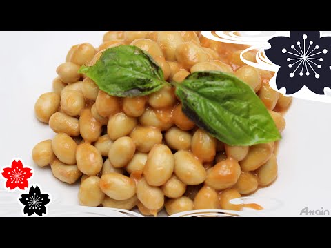 Gekochte Sojabohnen mit Ketchup✿Japanische Rezepte TV