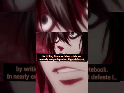 DID YOU KNOW THAT L defeated Light???? #L #Light #deathnote #shinigami