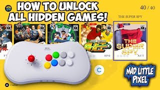 UNLOCK All Hidden Games On The SNK Neo Geo Arcade Stick Pro EASILY! How To Guide