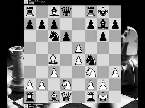 Jon Ludvig Hammer vs Magnus Carlsen, Wch U14, Chalkidiki GRE, 23.10.2003