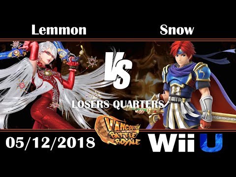 VBR Smash 4 Singles: Losers Quarters - Lemmon (Bayonetta) vs Snow (Roy)