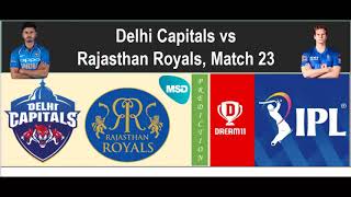 DC vs RR Dream11 Team Prediction in Tamil || IPL 2020 || Match 23 || 09/10/2020