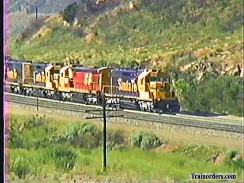 Classic Railroad Series 820 - Action on Cajon Pass June 30, 1988.
