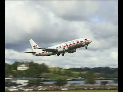 Braathens Safe Boeing 737 at Kjeller