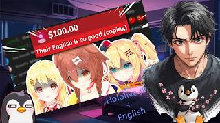 Kizamu Tsuro Reacts - Hololive JP speaking English