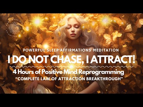 I Do Not Chase - I attract! 🧲 Powerful Sleep Affirmations Meditation 😴 LOA Breakthrough ⚡️⚡️