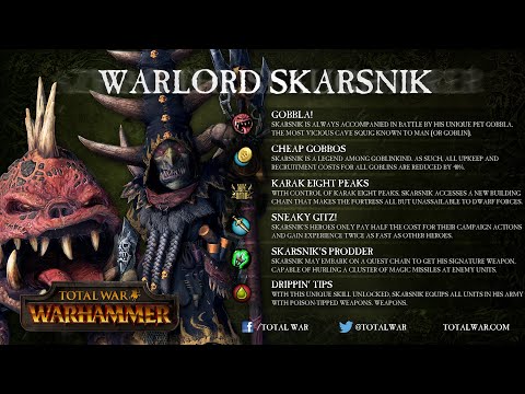 Total War Warhammer 2 - Warlord Skarsnik- Legendary Campaign - Part 1